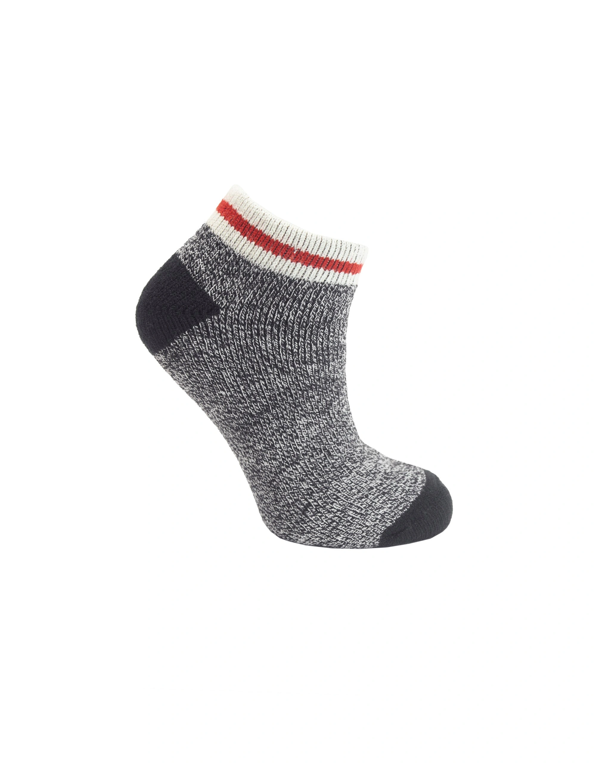 Cozy Cabin Socks Black Fleece Lined Double Layer Comfort